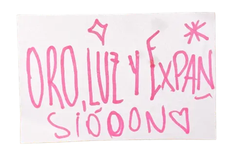 Mensajito escrito a mano por unx conventillerx